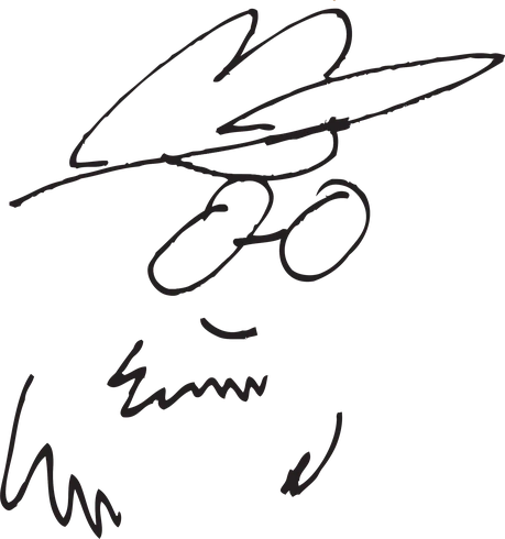 Caricature of Stilson Greene